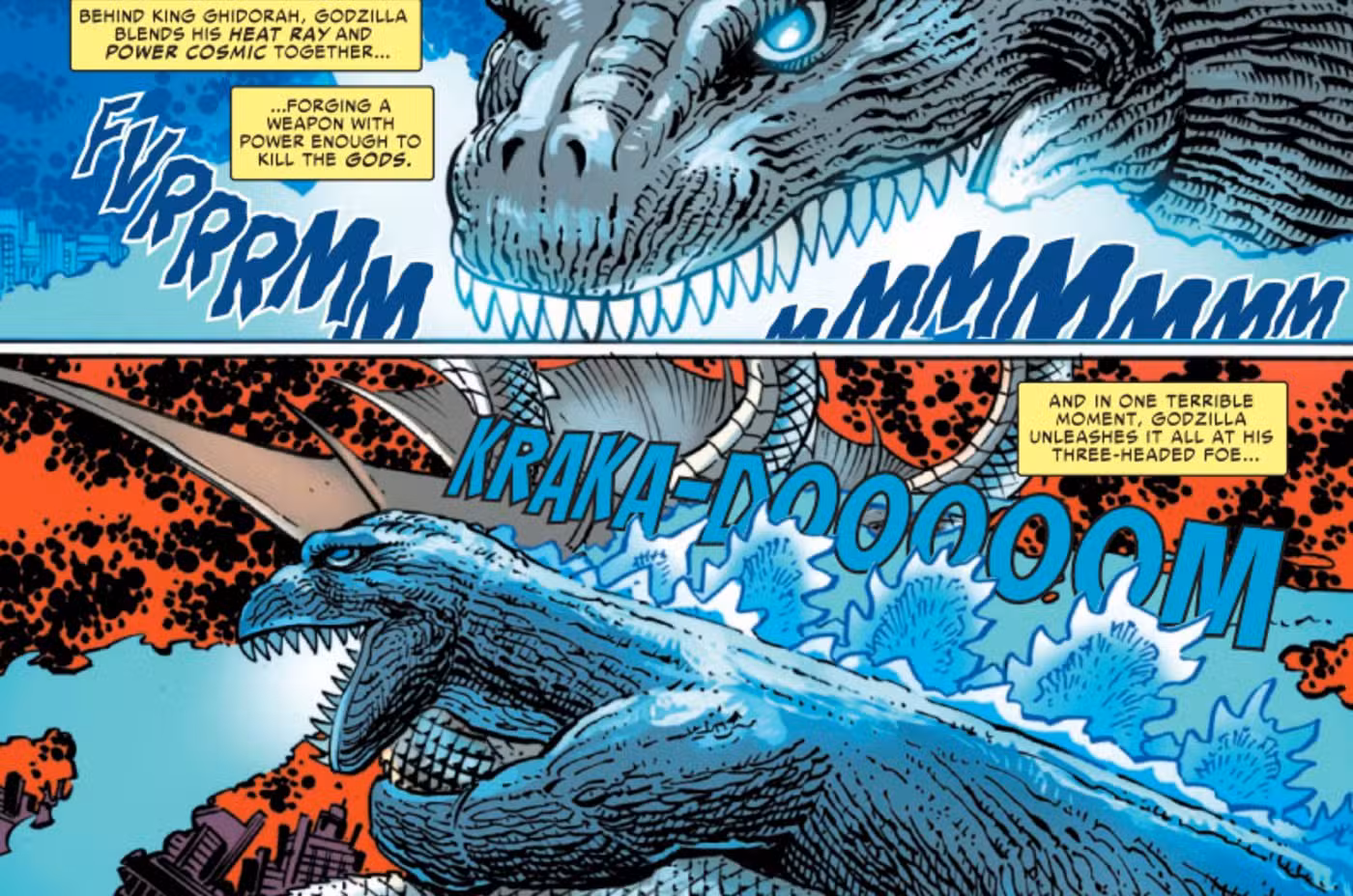 surge godzilla cósmico