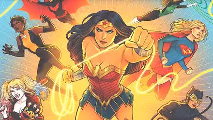 Wonder Woman y Supergirl junto con otras heroínas