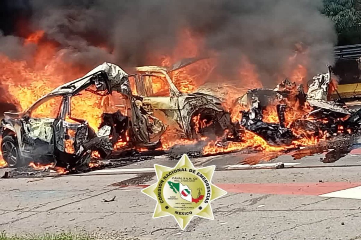 Al menos 16 muertos tras carambola en autopista Guadalajara–Tepic