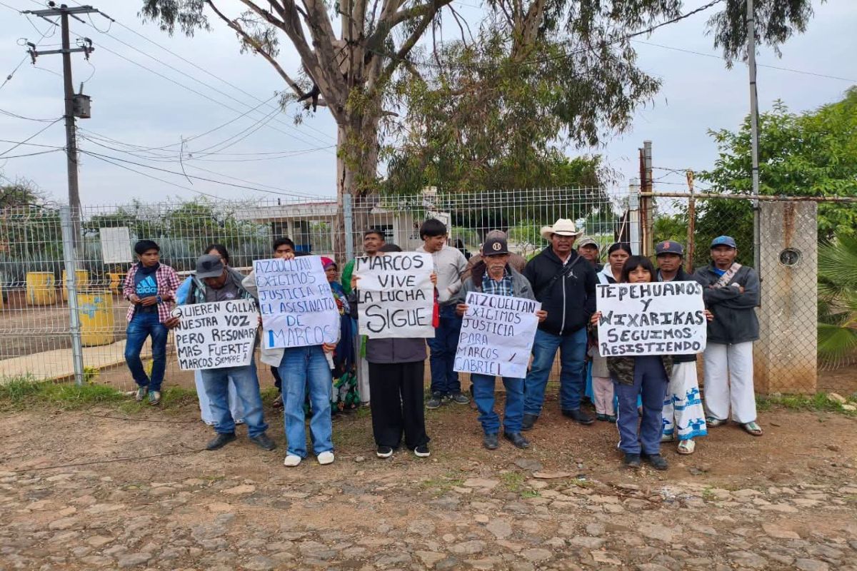 Comunidad wixárika exige justicia por crimen de defensor del territorio