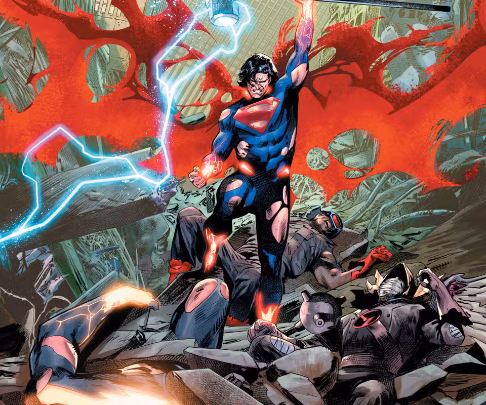 Kal-El derrota al Rey Shazam en Absolute Superman #21