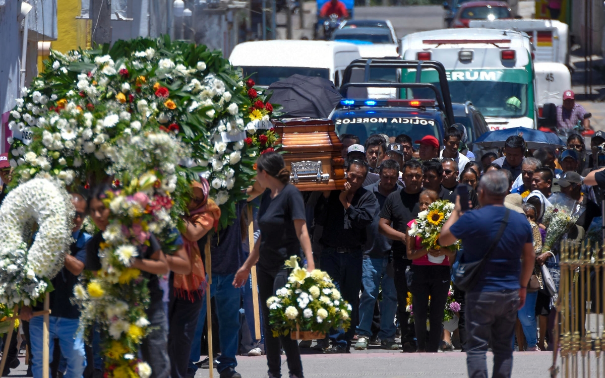 Despiden al alcalde de Temoac en medio de gran dispositivo de seguridad