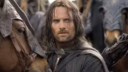 Aragorn parece preocupado en El Señor de los Anillos Las Dos Torres