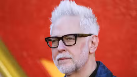 James Gunn en el evento de lanzamiento de Superman (2025) en el Reino Unido