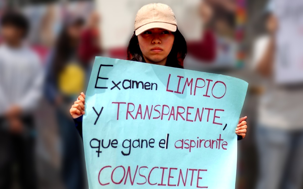 Exigen a la UNAM examen presencial; aspirantes denuncian fraude