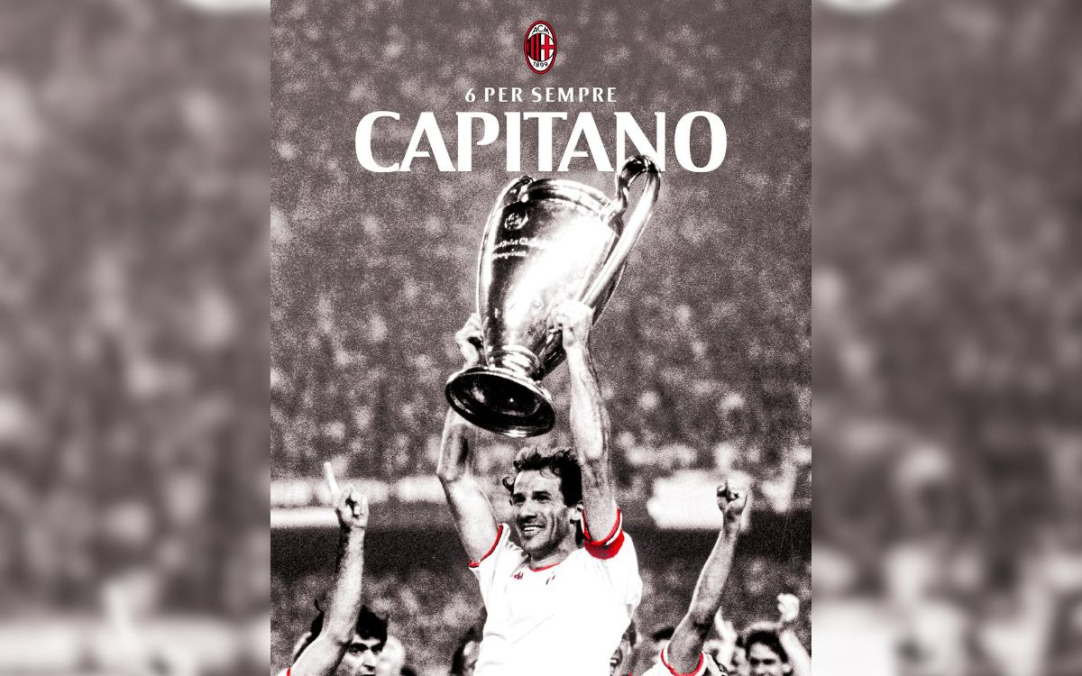 Fallece a los 66 años Franco Baresi, legendario defensor del AC Milan