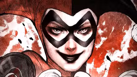 Disfraz original clásico de Harley Quinn.