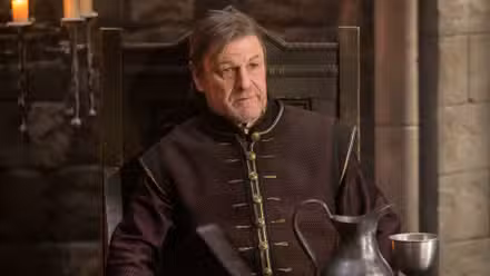 Sean Bean como el sheriff de Nottingham en Robin Hood