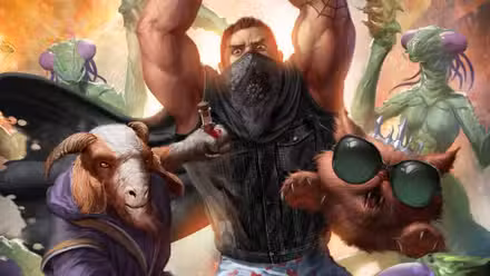 Arte de portada de The Butcher's Masquerade de Matt Dinniman (Dungeon Crawler Carl)