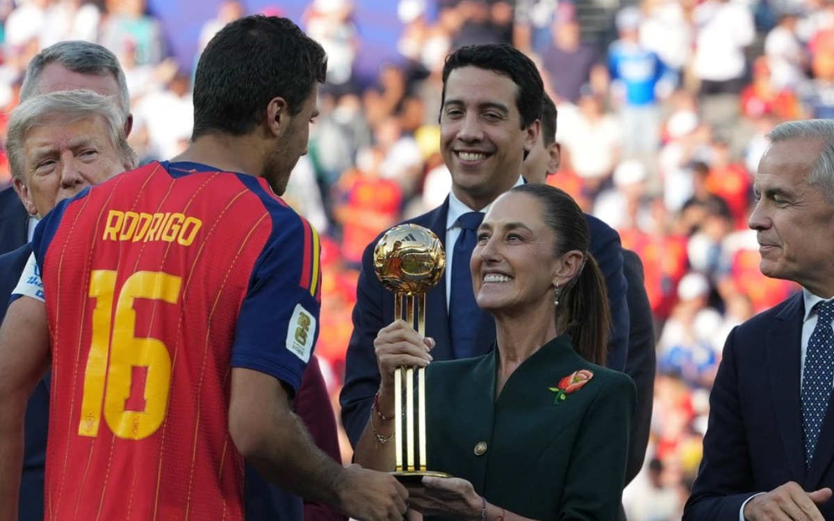 Sheinbaum felicita a España por conquistar el Mundial y a México por ser la 'mejor sede'