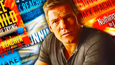 Alan Ritchson como Jack Reacher con antecedentes de libros