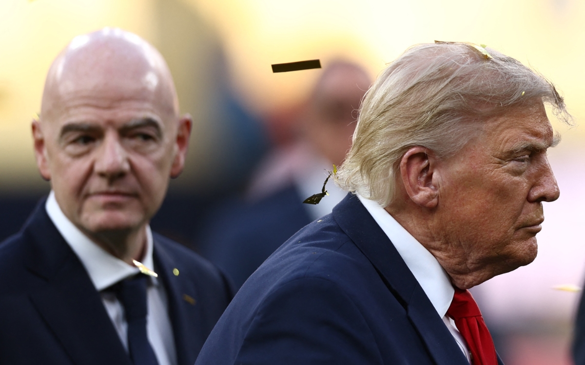 Trump e Infantino abucheados antes de la premiación del Mundial