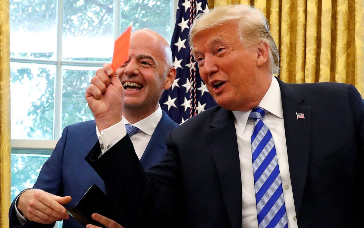 Trump vuelve a demostrar que EE.UU. pasa primero, incluso en el futbol