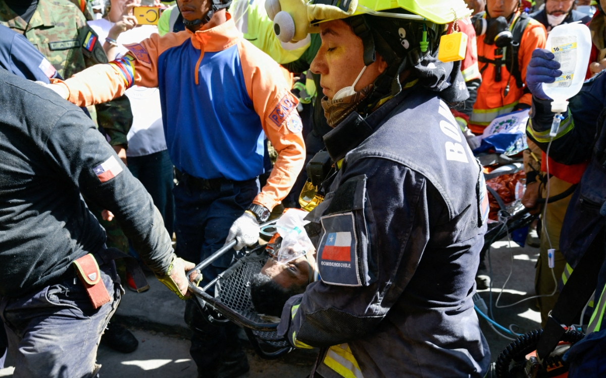 Un rescate de película que da esperanza a Venezuela; Hernán pasó 8 días bajo los escombros