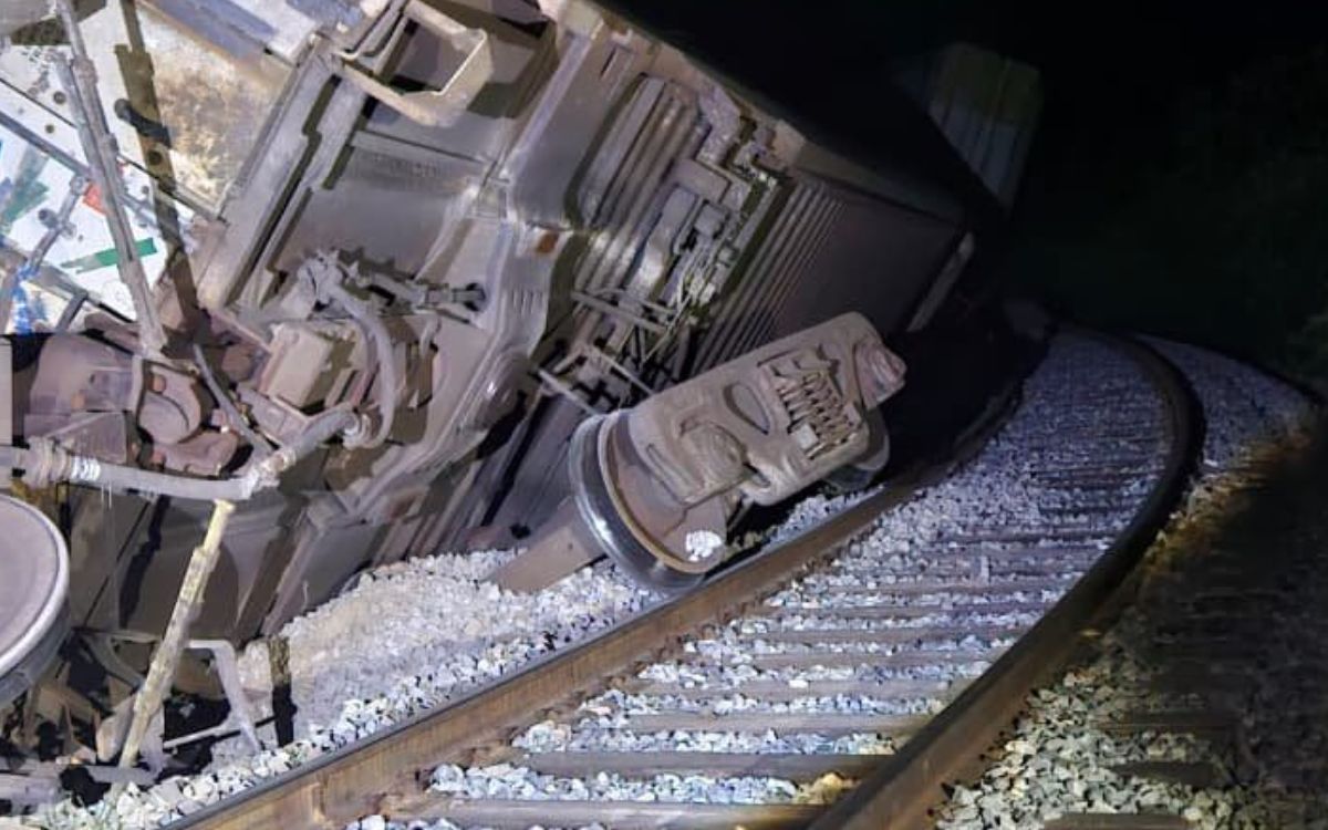 Vuelve a descarrilarse el Tren Interoceánico en Oaxaca