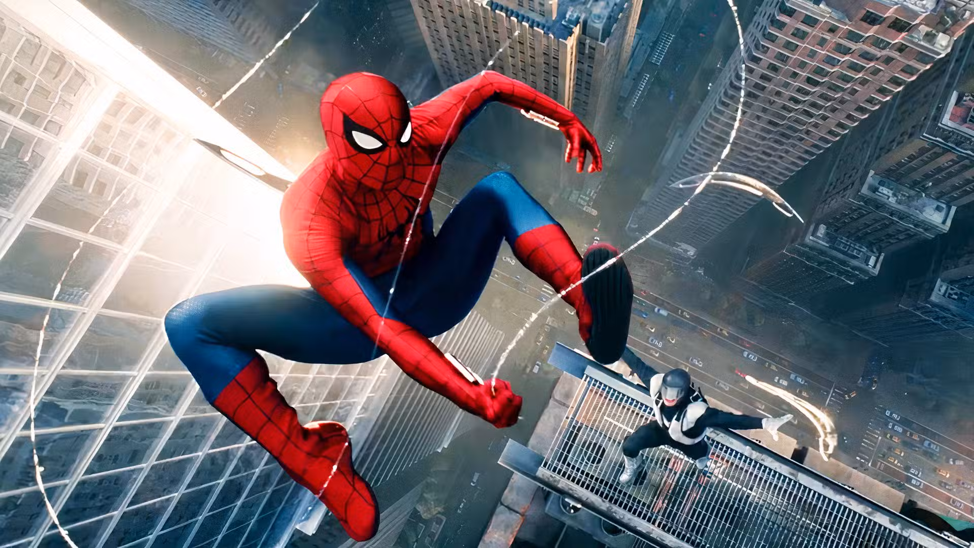 Spider-Man paseando por la ciudad en Brand New Day