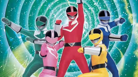 Power Rangers Time Force Rosa Azul Verde Amarillo Rojo