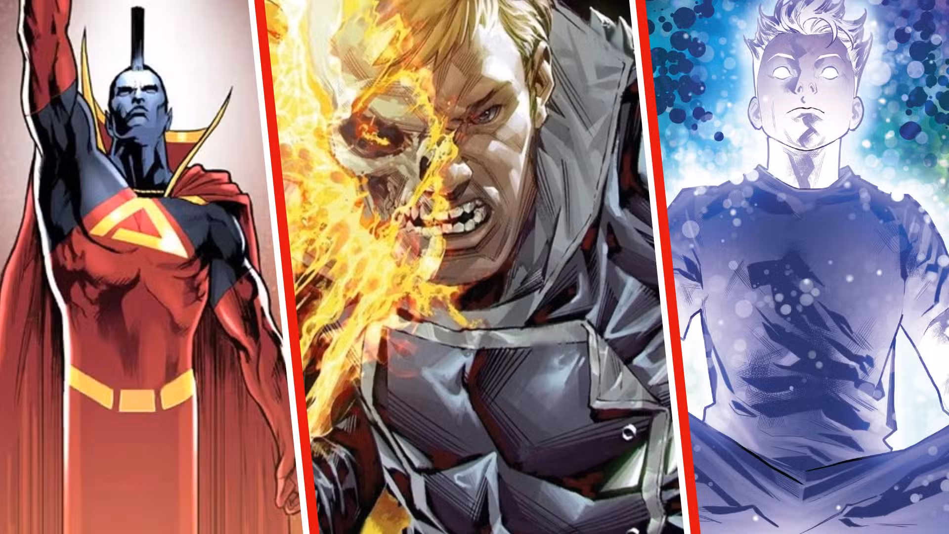 héroes marvel gladiador, jinete fantasma y franklin richards-1