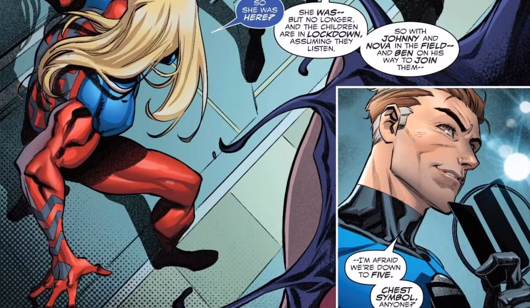 spider-man se une a los cuatro fantásticos, convirtiéndose en los cinco fantásticos 2