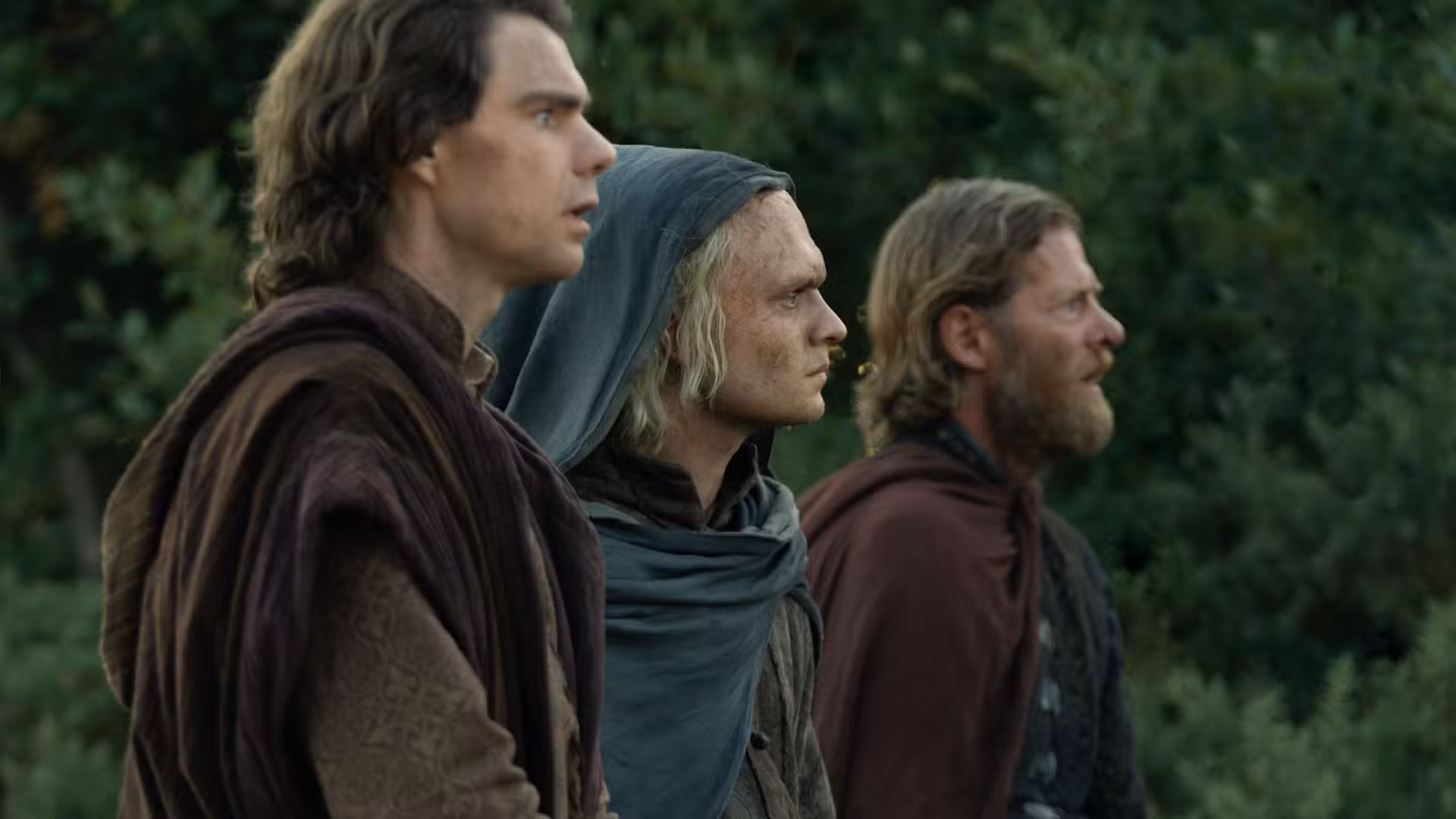 Larys, Aegon y Tyland Lannister en La Casa del Dragón