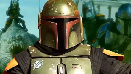 Boba Fett con Rancor y Mandalorian Imagen personalizada de Star Wars