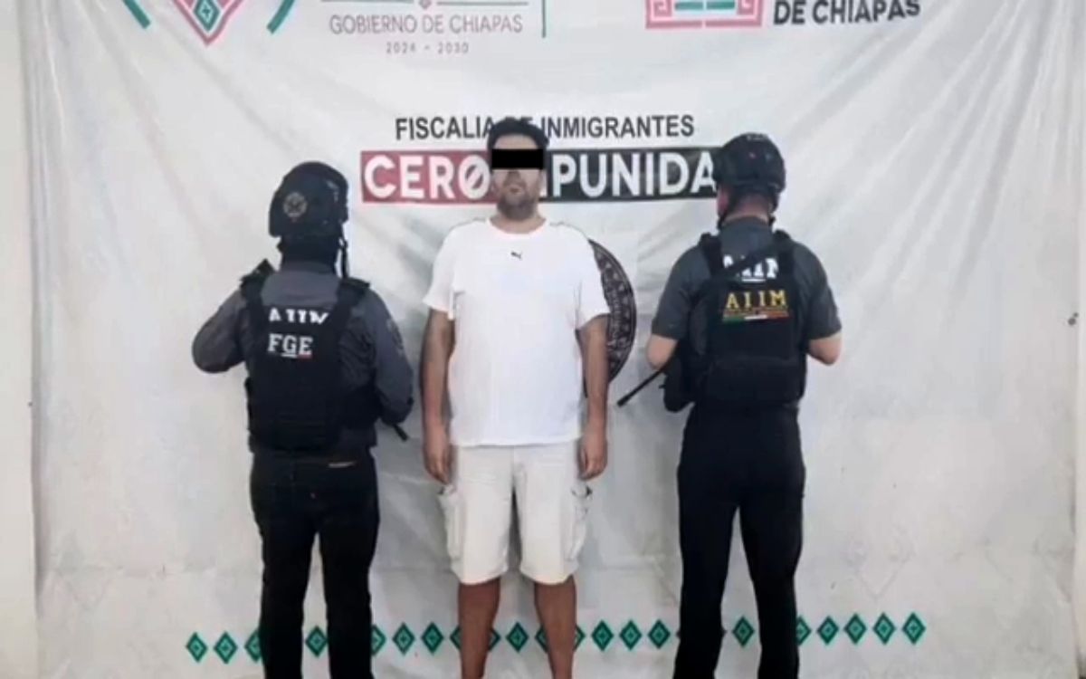 Capturan en Chiapas a presunto líder del Barrio 18 buscado en El Salvador