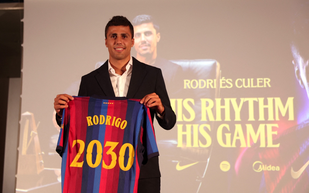 El FC Barcelona hace oficial el fichaje de Rodri hasta 2030