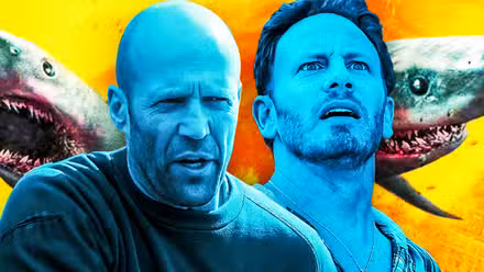 Jason Statham como Jonas Taylor de Meg 2 Ian Ziering como Fin Shepard de Sharknado