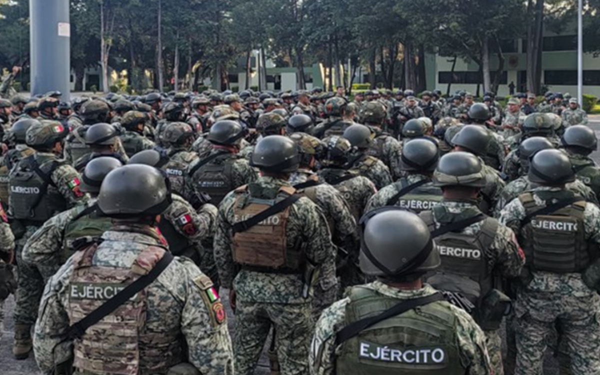 Envían a más de mil 500 militares a zona aguacatera de Michoacán