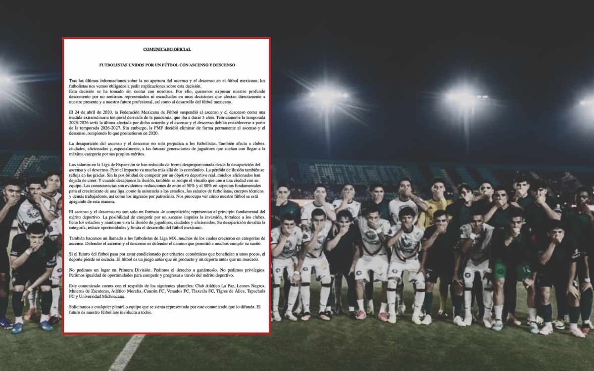 Futbolistas de Liga de Expansión exigen regreso del ascenso: ‘Pedimos el derecho a ganarlo’