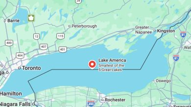 Google Maps cambia nombre de Lago Ontario a 'Lago América'