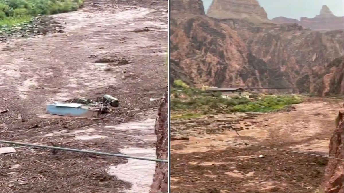Inundaciones en el Gran Cañón: Buscan a 15 desaparecidos y evacúan a decenas de turistas