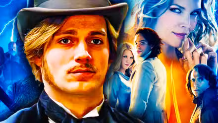 Imagen combinada de Henry Cavill como Humphrey y el cartel de la película Stardust