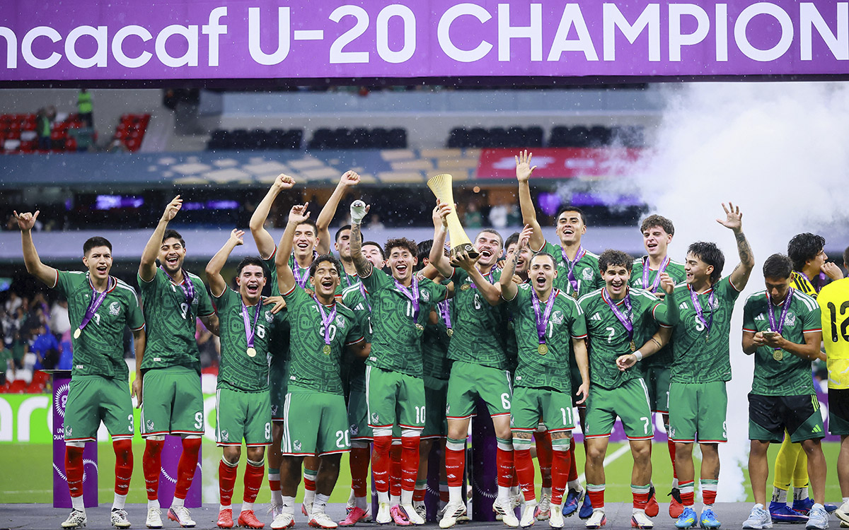 México se corona campeón Sub-20 de la Concacaf tras vencer 2-0 a EE.UU.