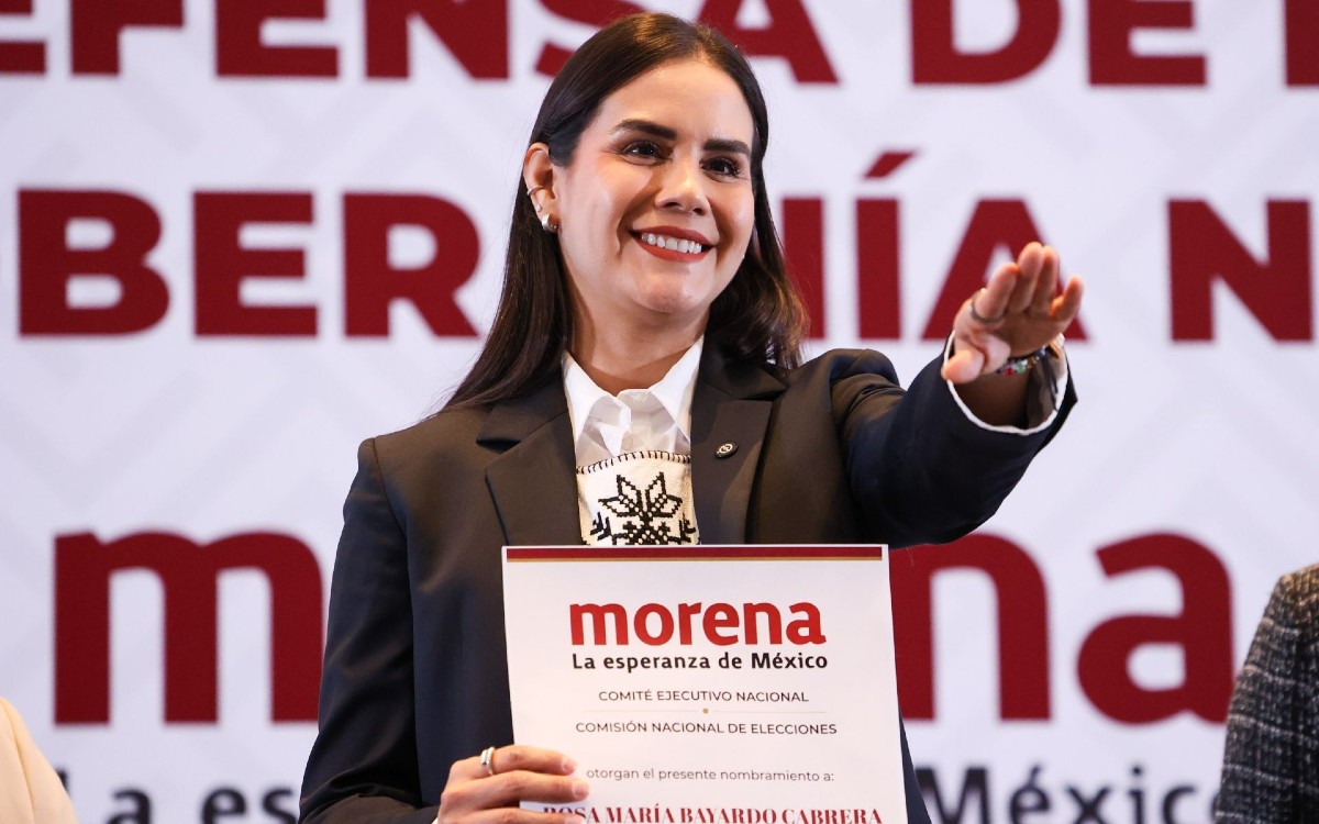 Morena elige a tres abanderados para 2027; “Yo soy candidata mira… del pueblo”, dijo Bayardo