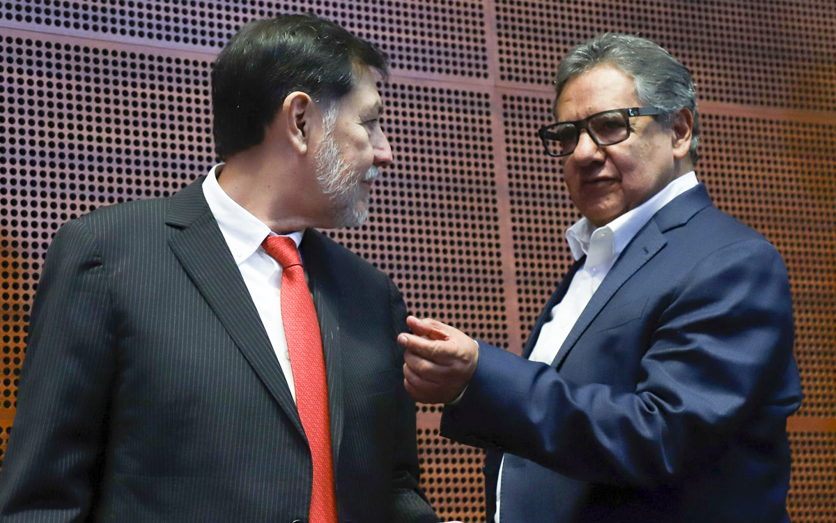 Noroña acusa 'connivencia' con la oposición en elección de Higinio Martínez