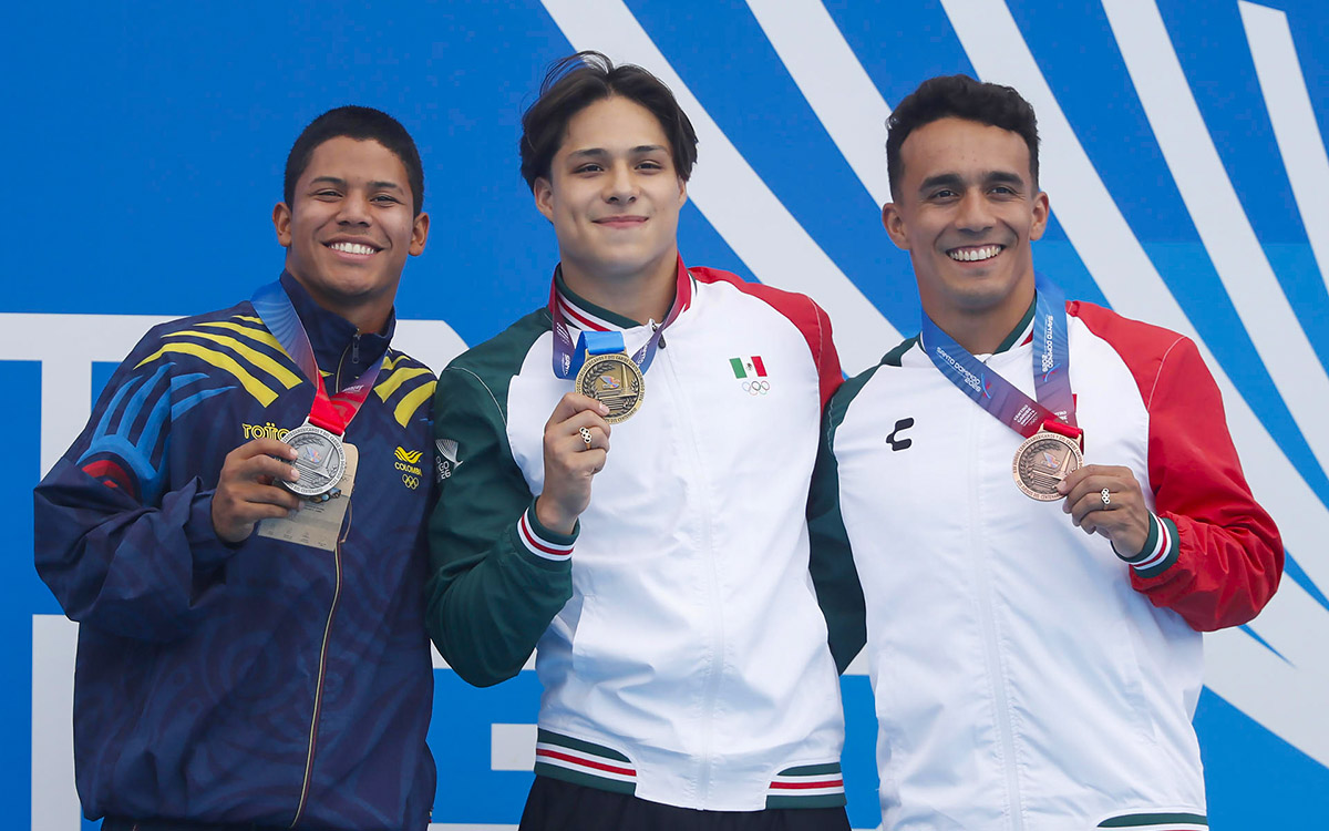 Osmar Olvera tiene brillo dorado y México supera las 200 medallas en los Centroamericanos