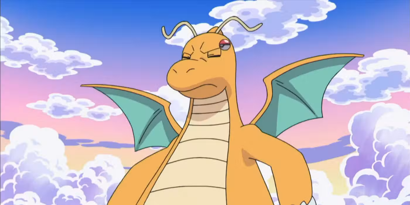 Iris atrapa un Dragonite.