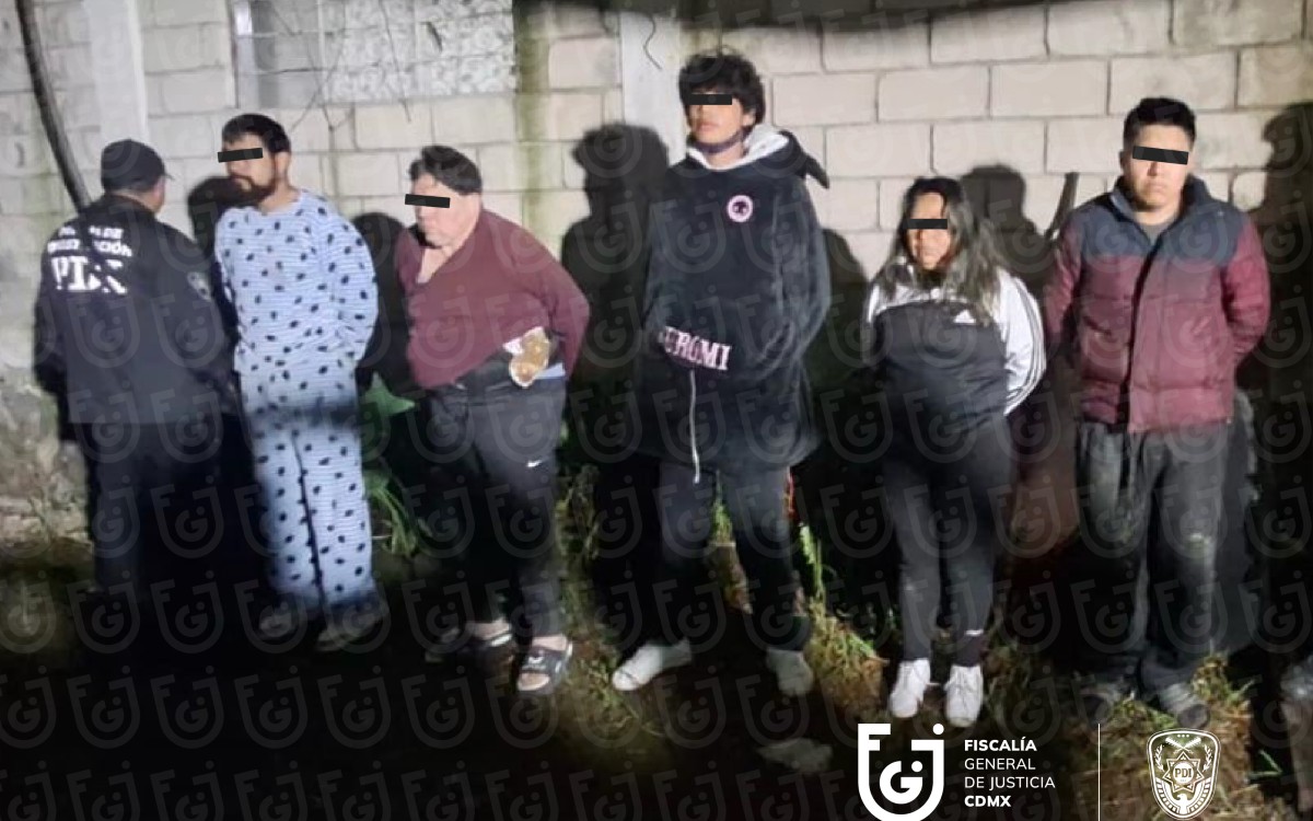 Rescatan a víctima de secuestro y detienen a cinco durante cateo en Xochimilco
