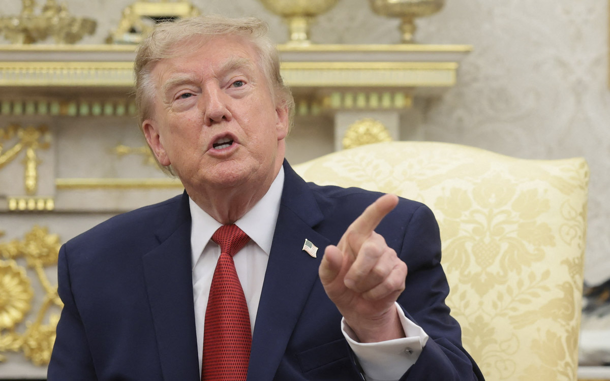 Trump llama 'falsa reportera' a periodista de CNN y la Casa Blanca arremete: 'Tus hijos se avergonzarán'