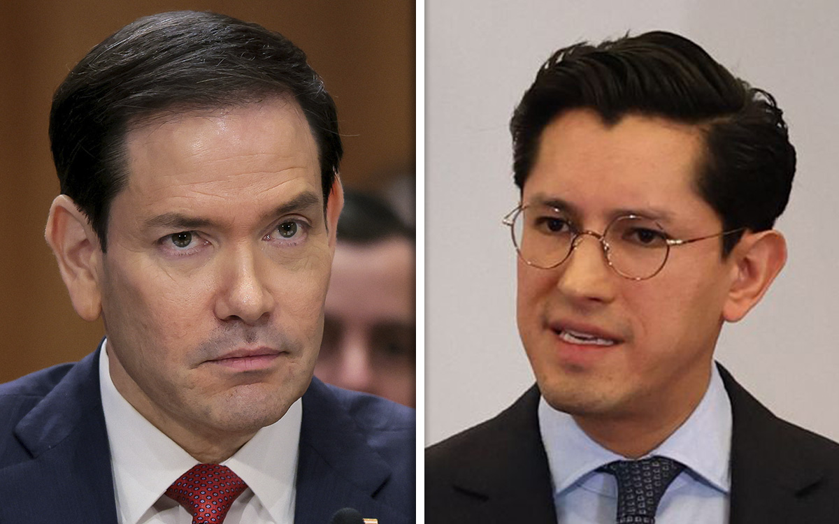 Velasco y Rubio se reunirán en Washington para revisar temas prioritarios de la relación bilateral