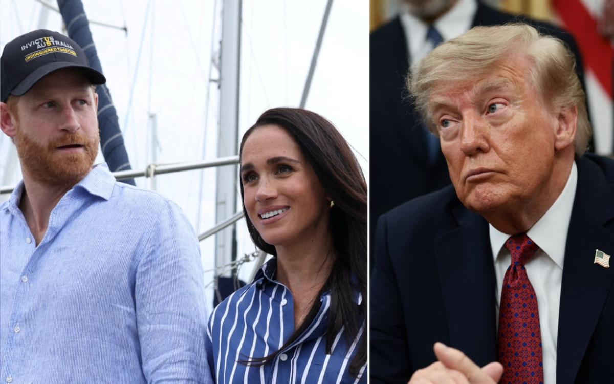'Nunca fui su fan'; Trump feliz que príncipe Harry y Meghan se hayan ido de EE. UU.