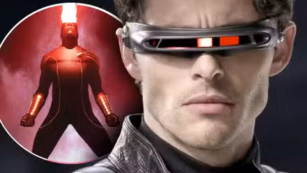 El cíclope de James Marsden y el cíclope cómico de la historia de X-Men