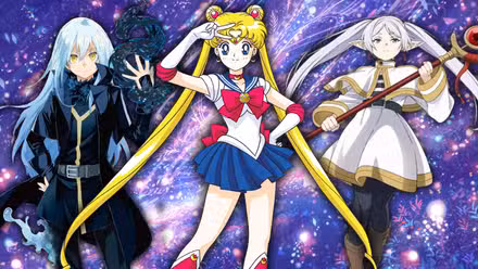 Frieren, Sailor Moon y Rimaru Tempest, magos del anime - Anime Featured Image