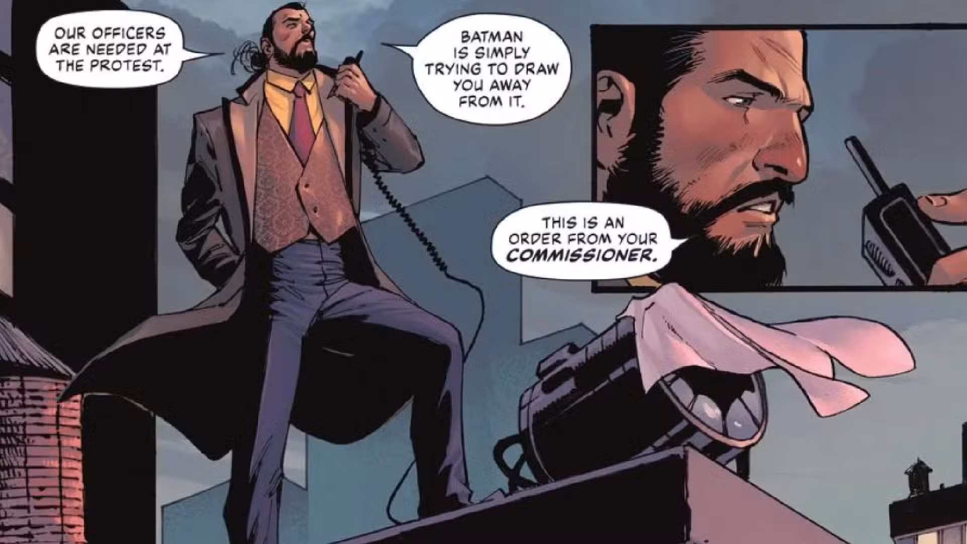 vandal savage como comisionado de policía de gotham en los cómics de batman