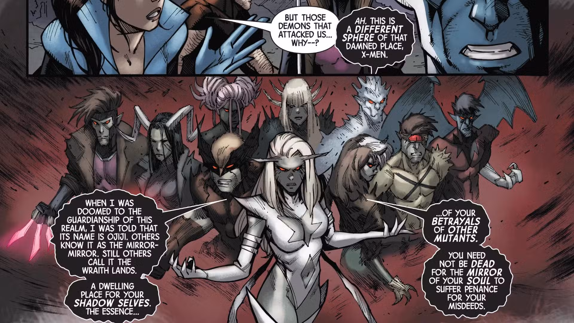 Emma Frost de X-Men transformada en demonio 3
