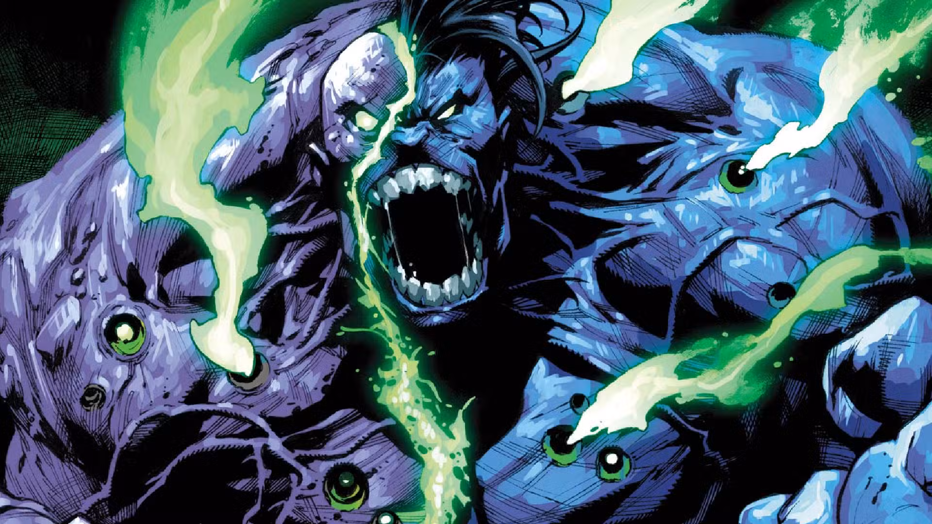 Arte infernal de Hulk de Stephen Segovia.