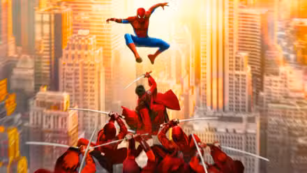 Cartel De Spider-Man Brand New Day Con La Mano