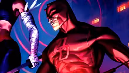Daredevil activa su visión de sonar en el arte de Marvel Comics