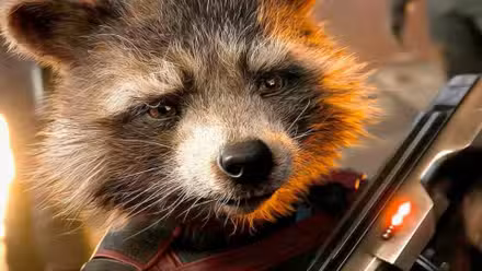 Mapache cohete de mcu de guardianes de la galaxia
